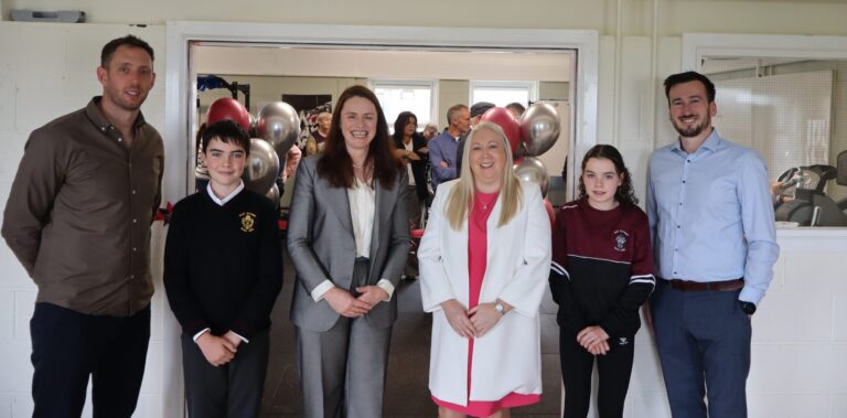 School opening of fitness suite at Scoil Aireagail
