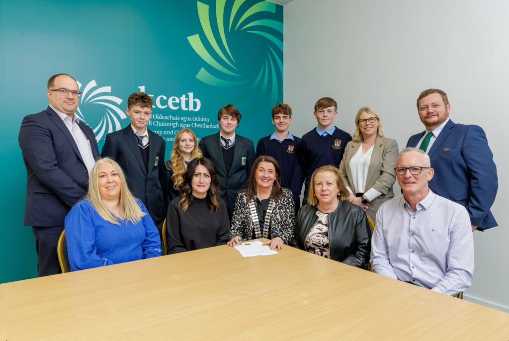 group at desk 